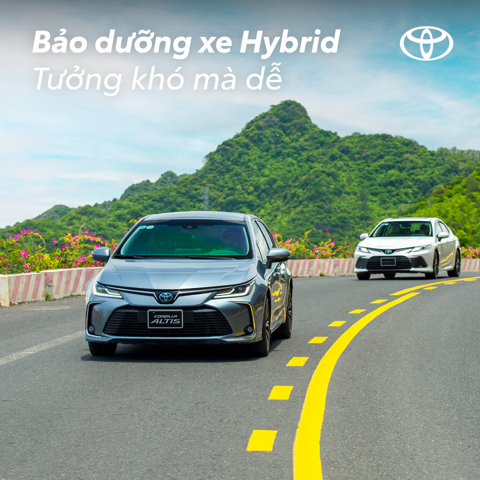 Quy trình 3 bước bảo dưỡng xe Toyota Hybrid tại Việt Nam